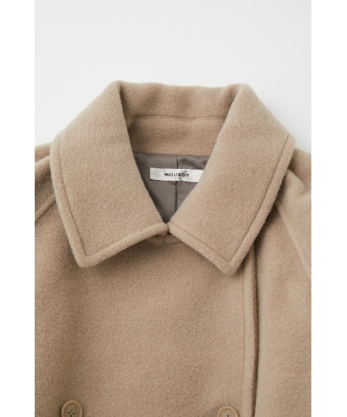 MOUSSY(マウジー)の「ULSTER COLLAR PUFF SLEEVE コート(チェスターコート・レディース・ベージュ/カーキ/ベージュ系その他・1/2)」の19枚目の写真