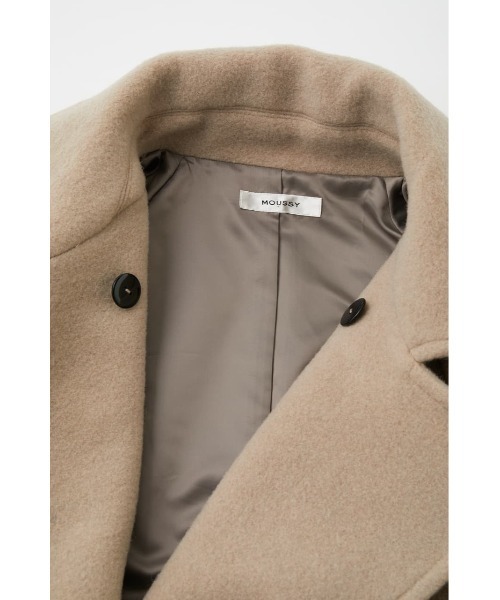 MOUSSY(マウジー)の「ULSTER COLLAR PUFF SLEEVE コート(チェスターコート・レディース・ベージュ/カーキ/ベージュ系その他・1/2)」の20枚目の写真