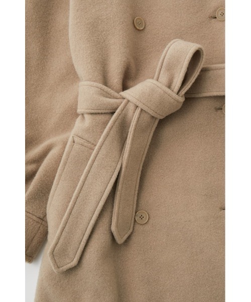MOUSSY(マウジー)の「ULSTER COLLAR PUFF SLEEVE コート(チェスターコート・レディース・ベージュ/カーキ/ベージュ系その他・1/2)」の21枚目の写真