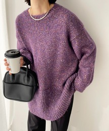 DISCOAT | カラーネップチュニック(ニット/セーター)