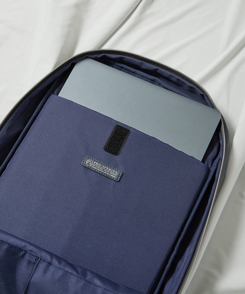 PRO-SPERITY（プロスペリティ）の「【PRO-SPERITY/プロスペリティ】別注PUレザーバッグパック（バックパック/リュック・メンズ・ブラック/ネイビー/グレー・FREE）」の8枚目の写真