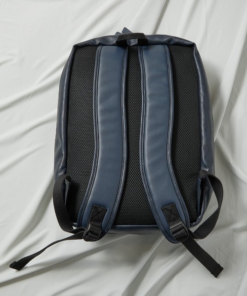 PRO-SPERITY（プロスペリティ）の「【PRO-SPERITY/プロスペリティ】別注PUレザーバッグパック（バックパック/リュック・メンズ・ブラック/ネイビー/グレー・FREE）」の11枚目の写真
