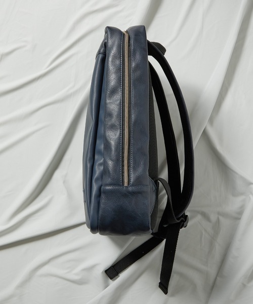 PRO-SPERITY（プロスペリティ）の「【PRO-SPERITY/プロスペリティ】別注PUレザーバッグパック（バックパック/リュック・メンズ・ブラック/ネイビー/グレー・FREE）」の12枚目の写真