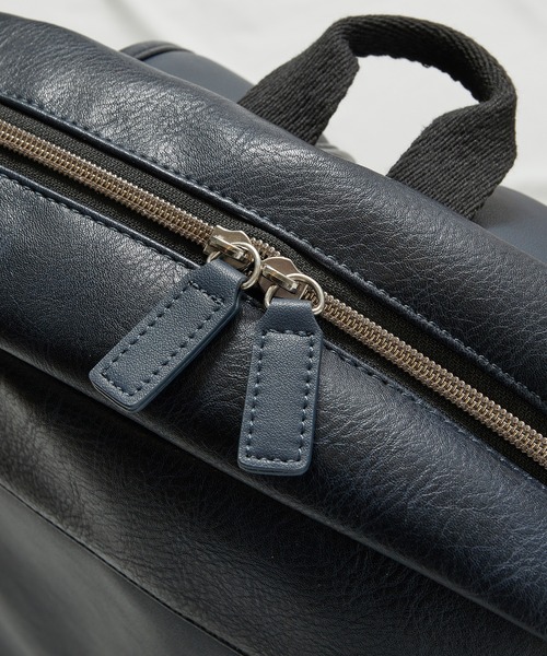 PRO-SPERITY（プロスペリティ）の「【PRO-SPERITY/プロスペリティ】別注PUレザーバッグパック（バックパック/リュック・メンズ・ブラック/ネイビー/グレー・FREE）」の15枚目の写真