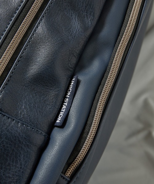 PRO-SPERITY（プロスペリティ）の「【PRO-SPERITY/プロスペリティ】別注PUレザーバッグパック（バックパック/リュック・メンズ・ブラック/ネイビー/グレー・FREE）」の16枚目の写真