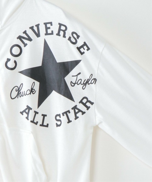 CONVERSE ALL STAR（コンバースオールスター）の「【キッズ】CONVERSE コンバース ZIPパーカー（130~160cm）（パーカー・キッズ・ホワイト/ブラック・130/140/150/160）」の8枚目の写真