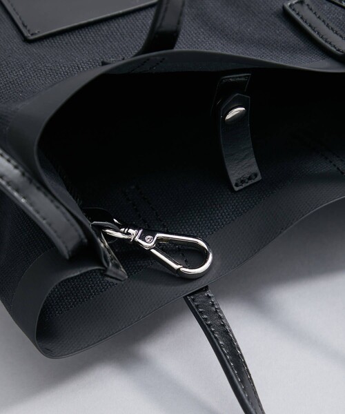 YAHKI(ヤーキ)の「【YAHKI(ヤーキ)】《STUDIOUS別注》キャンバスサコッシュ YH-378(トートバッグ・レディース・ホワイト/ブラック・FREE)」の13枚目の写真