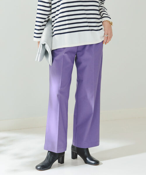 B:MING by BEAMS（ビーミングバイビームス）の「B:MING by BEAMS / スタフリ ワイド パンツ 22AW（その他パンツ・レディース・ピンク/サックスブルー/ブラック/ライトベージュ/グリーン/イエロー/レッド系その他5/パープル/ブルー/ケリー/ブラウン・SMALL/MEDIUM/LARGE/XS/O）」の8枚目の写真