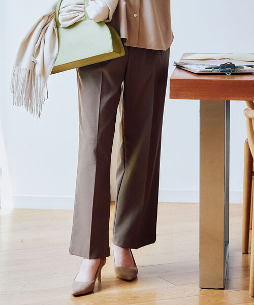 B:MING by BEAMS（ビーミングバイビームス）の「B:MING by BEAMS / スタフリ ワイド パンツ 22AW（その他パンツ・レディース・ピンク/サックスブルー/ブラック/ライトベージュ/グリーン/イエロー/レッド系その他5/パープル/ブルー/ケリー/ブラウン・SMALL/MEDIUM/LARGE/XS/O）」の3枚目の写真