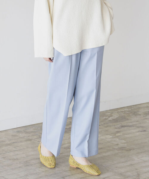 B:MING by BEAMS（ビーミングバイビームス）の「B:MING by BEAMS / スタフリ ワイド パンツ 22AW（その他パンツ・レディース・ピンク/サックスブルー/ブラック/ライトベージュ/グリーン/イエロー/レッド系その他5/パープル/ブルー/ケリー/ブラウン・SMALL/MEDIUM/LARGE/XS/O）」の7枚目の写真