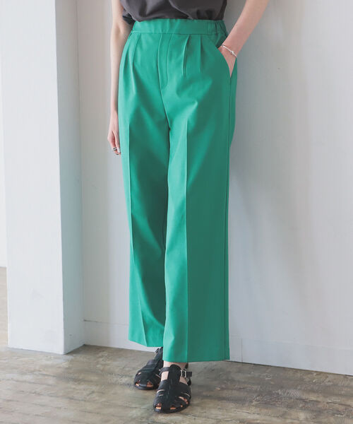 B:MING by BEAMS（ビーミングバイビームス）の「B:MING by BEAMS / スタフリ ワイド パンツ 22AW（その他パンツ・レディース・ピンク/サックスブルー/ブラック/ライトベージュ/グリーン/イエロー/レッド系その他5/パープル/ブルー/ケリー/ブラウン・SMALL/MEDIUM/LARGE/XS/O）」の5枚目の写真