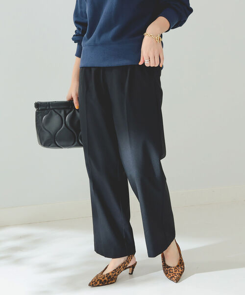 B:MING by BEAMS（ビーミングバイビームス）の「B:MING by BEAMS / スタフリ ワイド パンツ 22AW（その他パンツ・レディース・ピンク/サックスブルー/ブラック/ライトベージュ/グリーン/イエロー/レッド系その他5/パープル/ブルー/ケリー/ブラウン・SMALL/MEDIUM/LARGE/XS/O）」の2枚目の写真