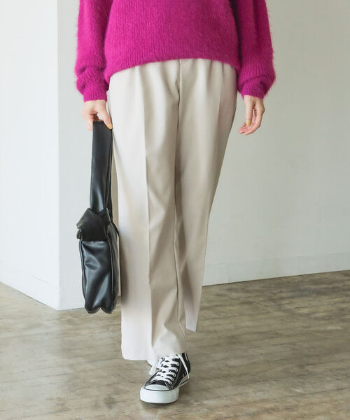 B:MING by BEAMS（ビーミングバイビームス）の「B:MING by BEAMS / スタフリ ワイド パンツ 22AW（その他パンツ・レディース・ピンク/サックスブルー/ブラック/ライトベージュ/グリーン/イエロー/レッド系その他5/パープル/ブルー/ケリー/ブラウン・SMALL/MEDIUM/LARGE/XS/O）」の16枚目の写真