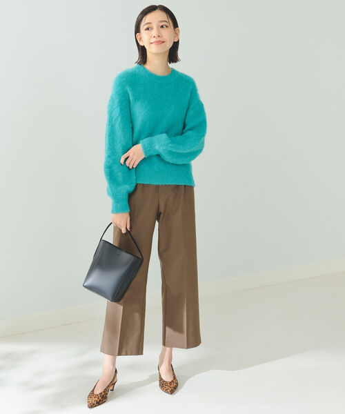 B:MING by BEAMS（ビーミングバイビームス）の「B:MING by BEAMS / スタフリ ワイド パンツ 22AW（その他パンツ・レディース・ピンク/サックスブルー/ブラック/ライトベージュ/グリーン/イエロー/レッド系その他5/パープル/ブルー/ケリー/ブラウン・SMALL/MEDIUM/LARGE/XS/O）」の18枚目の写真