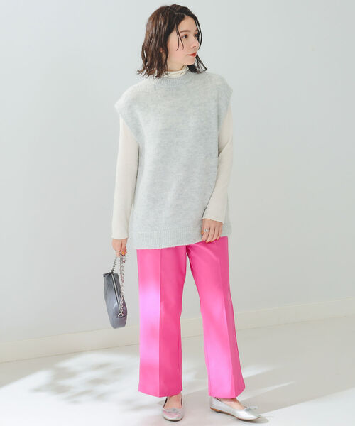 B:MING by BEAMS（ビーミングバイビームス）の「B:MING by BEAMS / スタフリ ワイド パンツ 22AW（その他パンツ・レディース・ピンク/サックスブルー/ブラック/ライトベージュ/グリーン/イエロー/レッド系その他5/パープル/ブルー/ケリー/ブラウン・SMALL/MEDIUM/LARGE/XS/O）」の22枚目の写真