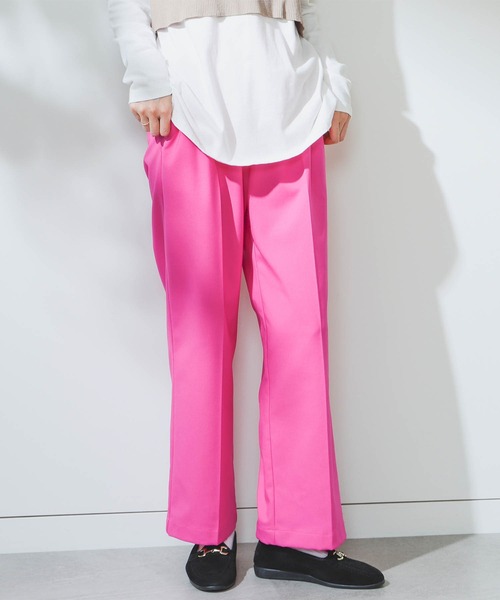 B:MING by BEAMS（ビーミングバイビームス）の「B:MING by BEAMS / スタフリ ワイド パンツ 22AW（その他パンツ・レディース・ピンク/サックスブルー/ブラック/ライトベージュ/グリーン/イエロー/レッド系その他5/パープル/ブルー/ケリー/ブラウン・SMALL/MEDIUM/LARGE/XS/O）」の11枚目の写真