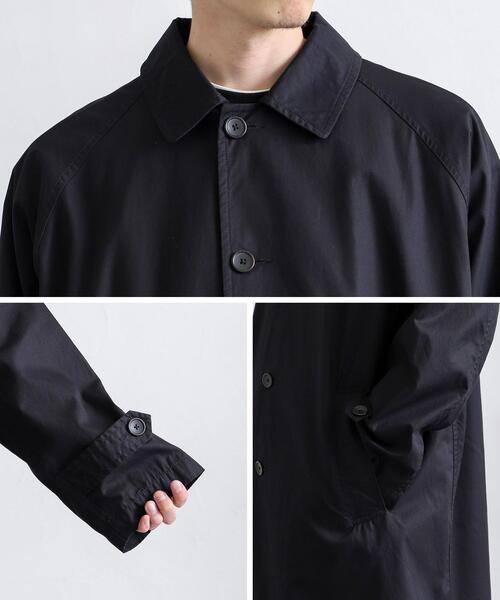 coen（コーエン）の「ギャバステンカラーコート（ステンカラーコート・メンズ・ブラック/ベージュ/ナチュラル・SMALL/MEDIUM/LARGE/X-LARGE）」の19枚目の写真