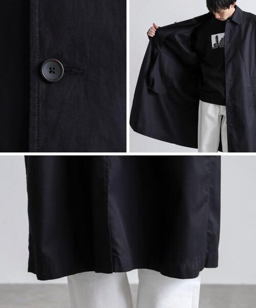 coen（コーエン）の「ギャバステンカラーコート（ステンカラーコート・メンズ・ブラック/ベージュ/ナチュラル・SMALL/MEDIUM/LARGE/X-LARGE）」の20枚目の写真