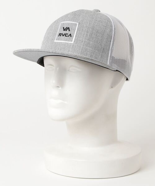 RVCA(ルーカ)の「RVCA メンズ VA ALL THE WAY TRUCK キャップ【2022年春夏モデル】/ルーカ帽子(キャップ・メンズ・グレー/ブラック×ホワイト・FREE)」の2枚目の写真