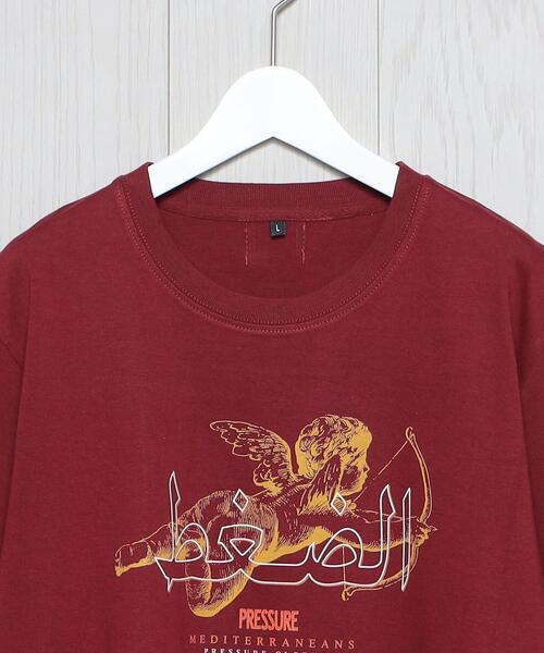 Pressure(プレッシャー)の「<PRESSURE>ANGEL T-SHIRT/Tシャツ(Tシャツ/カットソー・メンズ・ワインレッド・M/L)」の3枚目の写真