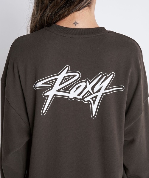 ROXY（ロキシー）の「EVERYDAY PULL OVER/ロキシーバックプリントスウェットトレーナー（スウェット・レディース・ブラック/ナチュラル/ピンク/パープル・SMALL/MEDIUM/LARGE）」の7枚目の写真