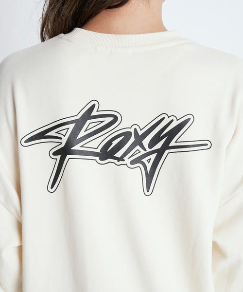 ROXY（ロキシー）の「EVERYDAY PULL OVER/ロキシーバックプリントスウェットトレーナー（スウェット・レディース・ブラック/ナチュラル/ピンク/パープル・SMALL/MEDIUM/LARGE）」の11枚目の写真