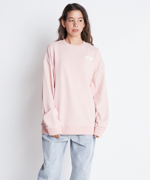 ROXY（ロキシー）の「EVERYDAY PULL OVER/ロキシーバックプリントスウェットトレーナー（スウェット・レディース・ブラック/ナチュラル/ピンク/パープル・SMALL/MEDIUM/LARGE）」の20枚目の写真