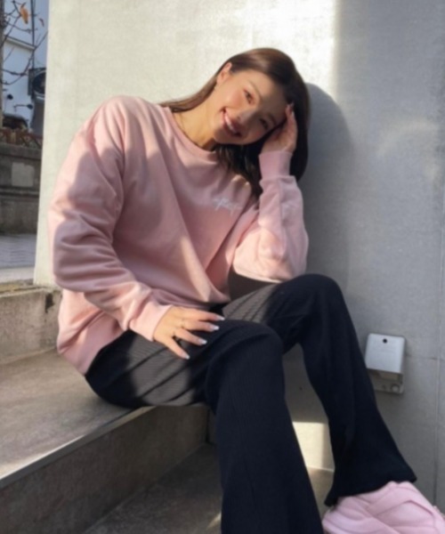 ROXY（ロキシー）の「EVERYDAY PULL OVER/ロキシーバックプリントスウェットトレーナー（スウェット・レディース・ブラック/ナチュラル/ピンク/パープル・SMALL/MEDIUM/LARGE）」の22枚目の写真