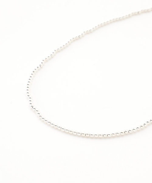 【未使用】BASENOTES / 40cm ボールネックレス 未使用】BASENOTES / 40cm ボールネックレス