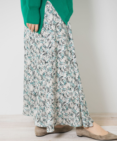 URBAN RESEARCH Sonny Label（アーバンリサーチサニーレーベル）の「ペイントプリントスカート（スカート・レディース・グレー/ベージュ・FREE）」の7枚目の写真