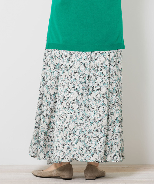 URBAN RESEARCH Sonny Label（アーバンリサーチサニーレーベル）の「ペイントプリントスカート（スカート・レディース・グレー/ベージュ・FREE）」の8枚目の写真