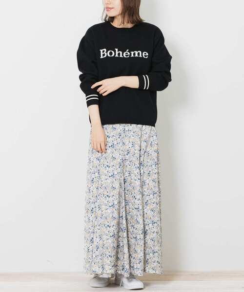 URBAN RESEARCH Sonny Label（アーバンリサーチサニーレーベル）の「ペイントプリントスカート（スカート・レディース・グレー/ベージュ・FREE）」の14枚目の写真