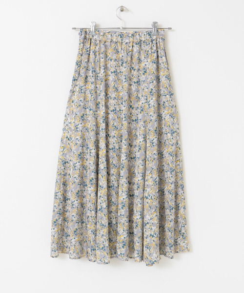 URBAN RESEARCH Sonny Label（アーバンリサーチサニーレーベル）の「ペイントプリントスカート（スカート・レディース・グレー/ベージュ・FREE）」の4枚目の写真