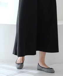 スクエアトゥバレエパンプス
