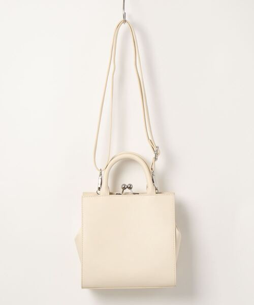 AZUL by moussy（アズールバイマウジー）の「METAL FRAME BAG/メタルフレームバッグ（ショルダーバッグ・レディース・アイボリー/イエロー/ブラック・FREE）」の7枚目の写真