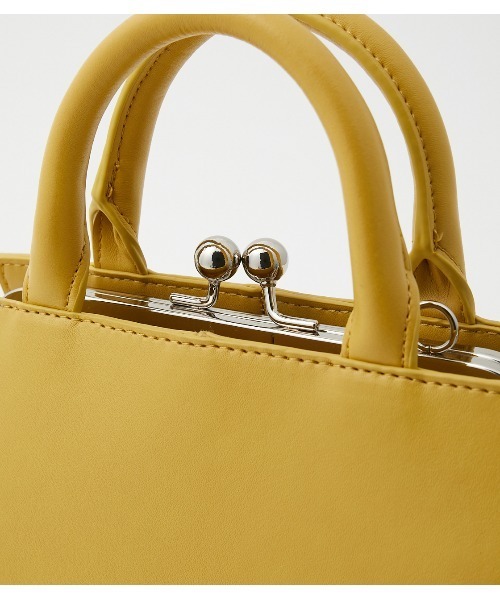 AZUL by moussy（アズールバイマウジー）の「METAL FRAME BAG/メタルフレームバッグ（ショルダーバッグ・レディース・アイボリー/イエロー/ブラック・FREE）」の12枚目の写真