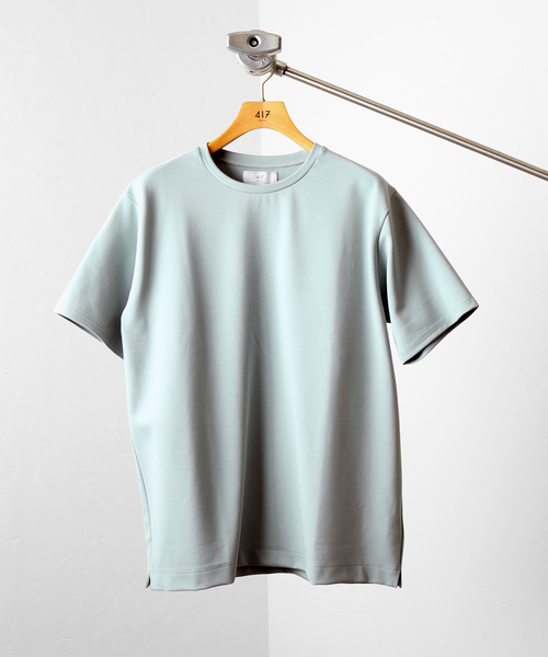 417 EDIFICE（フォーワンセブンエディフィス）の「※《追加》コンパクトポンチショートスリーブクルーネック【Made in Japan】（Tシャツ/カットソー・メンズ・ホワイト/ブラック/スミクロ/グレー/ブラウン/グリーン/ブルー/ホワイト系その他・SMALL/MEDIUM/LARGE/X-LARGE）」の7枚目の写真