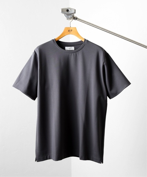 417 EDIFICE（フォーワンセブンエディフィス）の「※《追加》コンパクトポンチショートスリーブクルーネック【Made in Japan】（Tシャツ/カットソー・メンズ・ホワイト/ブラック/スミクロ/グレー/ブラウン/グリーン/ブルー/ホワイト系その他・SMALL/MEDIUM/LARGE/X-LARGE）」の10枚目の写真