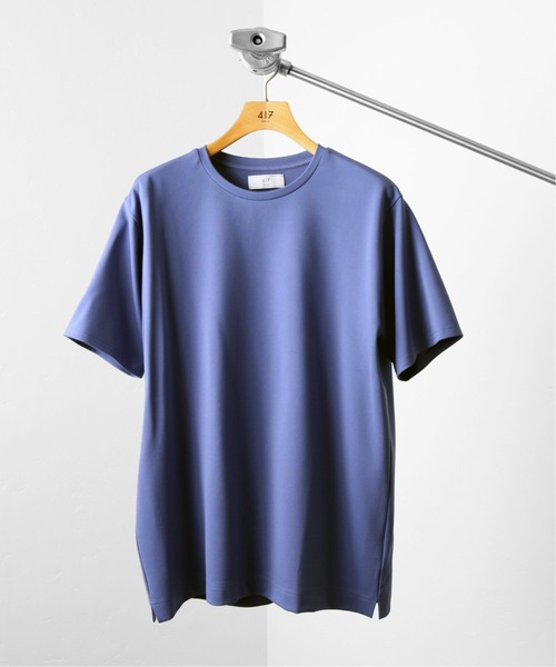 417 EDIFICE（フォーワンセブンエディフィス）の「※《追加》コンパクトポンチショートスリーブクルーネック【Made in Japan】（Tシャツ/カットソー・メンズ・ホワイト/ブラック/スミクロ/グレー/ブラウン/グリーン/ブルー/ホワイト系その他・SMALL/MEDIUM/LARGE/X-LARGE）」の9枚目の写真