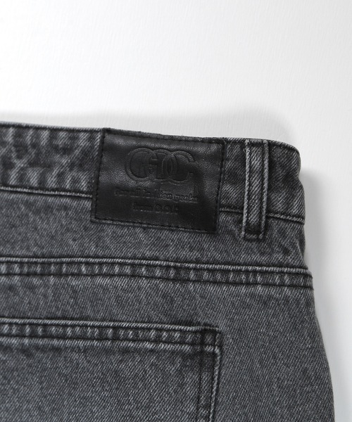 G.O.C(ジーオーシー)の「フリンジスリットフレアデニムパンツ(デニムパンツ・メンズ・ブラック/グレー/ライトブルー・MEDIUM/LARGE)」の6枚目の写真