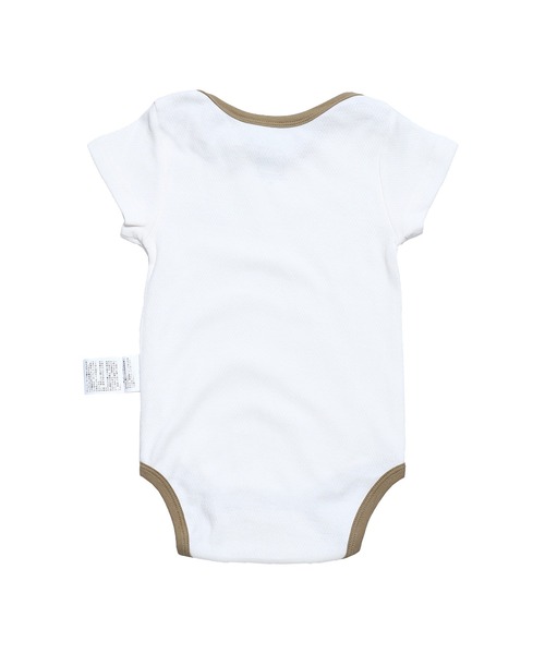 THE NORTH FACE(ザノースフェイス)の「THE NORTH FACE B S/S Rompers & 2P Bib NTB12202(ロンパース・キッズ・グリーン/パープル/ホワイト・70/80)」の9枚目の写真
