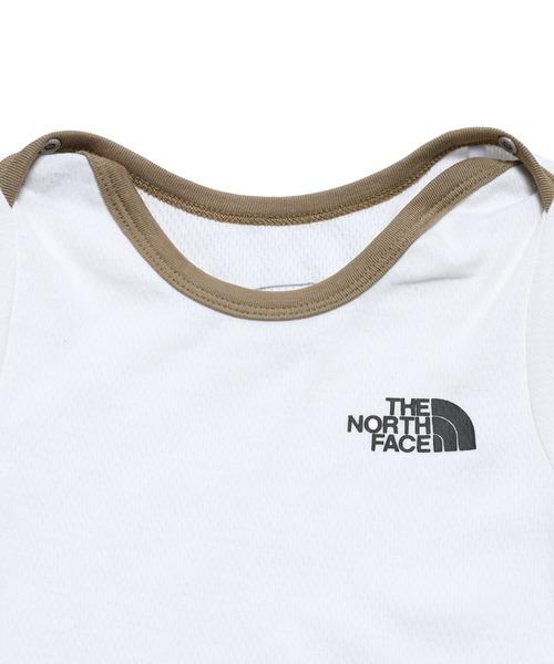 THE NORTH FACE(ザノースフェイス)の「THE NORTH FACE B S/S Rompers & 2P Bib NTB12202(ロンパース・キッズ・グリーン/パープル/ホワイト・70/80)」の10枚目の写真