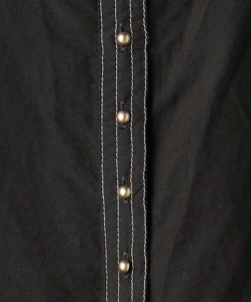 BEAUTY&YOUTH UNITED ARROWS（ビューティーアンドユースユナイテッドアローズ）の「BY カラーステッチ チュニック -ウォッシャブル-（シャツ/ブラウス・レディース・ピンク/ダークグレー/ホワイト・FREE）」の16枚目の写真