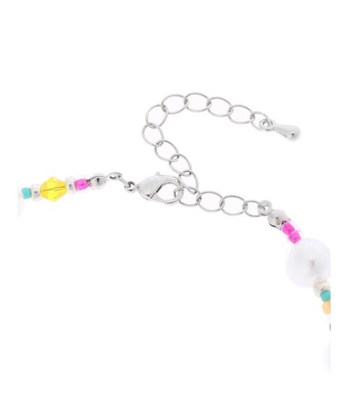 Green　Parks（グリーンパークス）の「カラフルビーズ×パールネックレス（ネックレス・レディース・マルチ・FREE）」の3枚目の写真