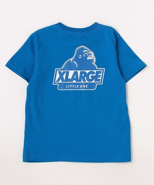 XLARGE KIDS（エクストララージキッズ）の「バックプリントスランテッドOGゴリラ半袖Tシャツ（Tシャツ/カットソー・キッズ・ブラック/ホワイト/パープル/ブルー・140cm/130cm/80ｃｍ/90cm/120cm/110cm/100cm）」の4枚目の写真