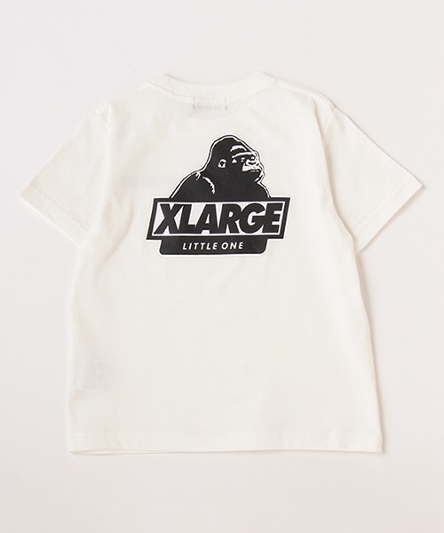 XLARGE KIDS（エクストララージキッズ）の「バックプリントスランテッドOGゴリラ半袖Tシャツ（Tシャツ/カットソー・キッズ・ブラック/ホワイト/パープル/ブルー・140cm/130cm/80ｃｍ/90cm/120cm/110cm/100cm）」の6枚目の写真