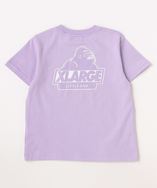 XLARGE KIDS（エクストララージキッズ）の「バックプリントスランテッドOGゴリラ半袖Tシャツ（Tシャツ/カットソー・キッズ・ブラック/ホワイト/パープル/ブルー・140cm/130cm/80ｃｍ/90cm/120cm/110cm/100cm）」の9枚目の写真