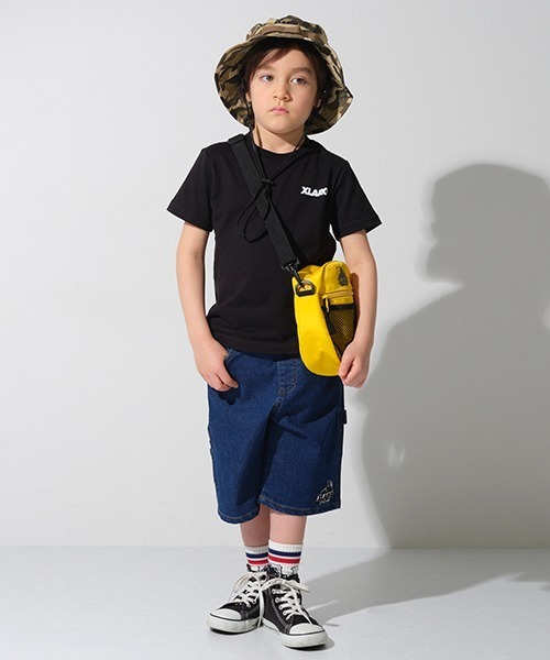 XLARGE KIDS（エクストララージキッズ）の「バックプリントスランテッドOGゴリラ半袖Tシャツ（Tシャツ/カットソー・キッズ・ブラック/ホワイト/パープル/ブルー・140cm/130cm/80ｃｍ/90cm/120cm/110cm/100cm）」の21枚目の写真