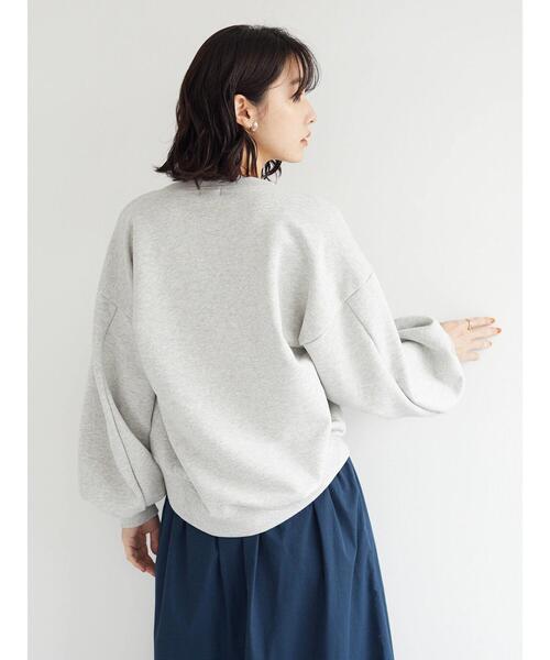 KBF（ケイビーエフ）の「KBF.ガス焼きボリューム裏毛（スウェット・レディース・グレー/オレンジ/ブルー/ライトグリーン・FREE）」の12枚目の写真