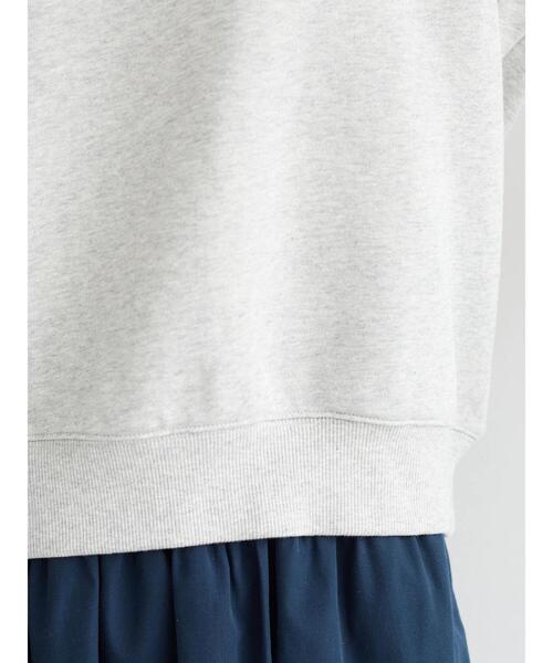 KBF（ケイビーエフ）の「KBF.ガス焼きボリューム裏毛（スウェット・レディース・グレー/オレンジ/ブルー/ライトグリーン・FREE）」の15枚目の写真